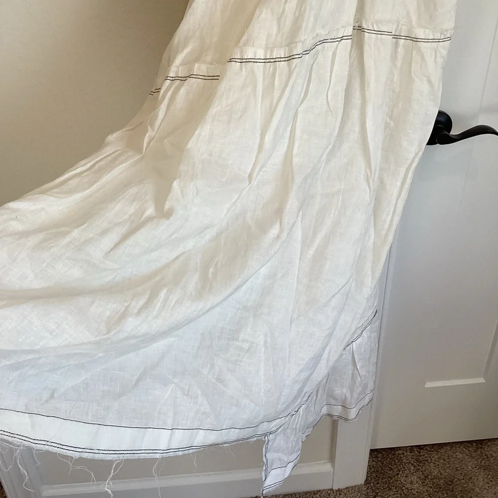 ❌Sold-Anthropologie V-Neck Corset Dress - Picture 9 of 15